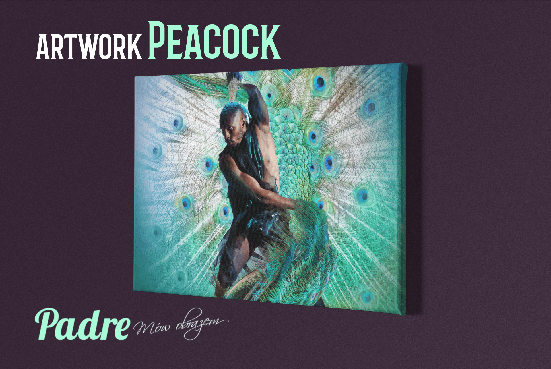 Plakat Artwork Peacock