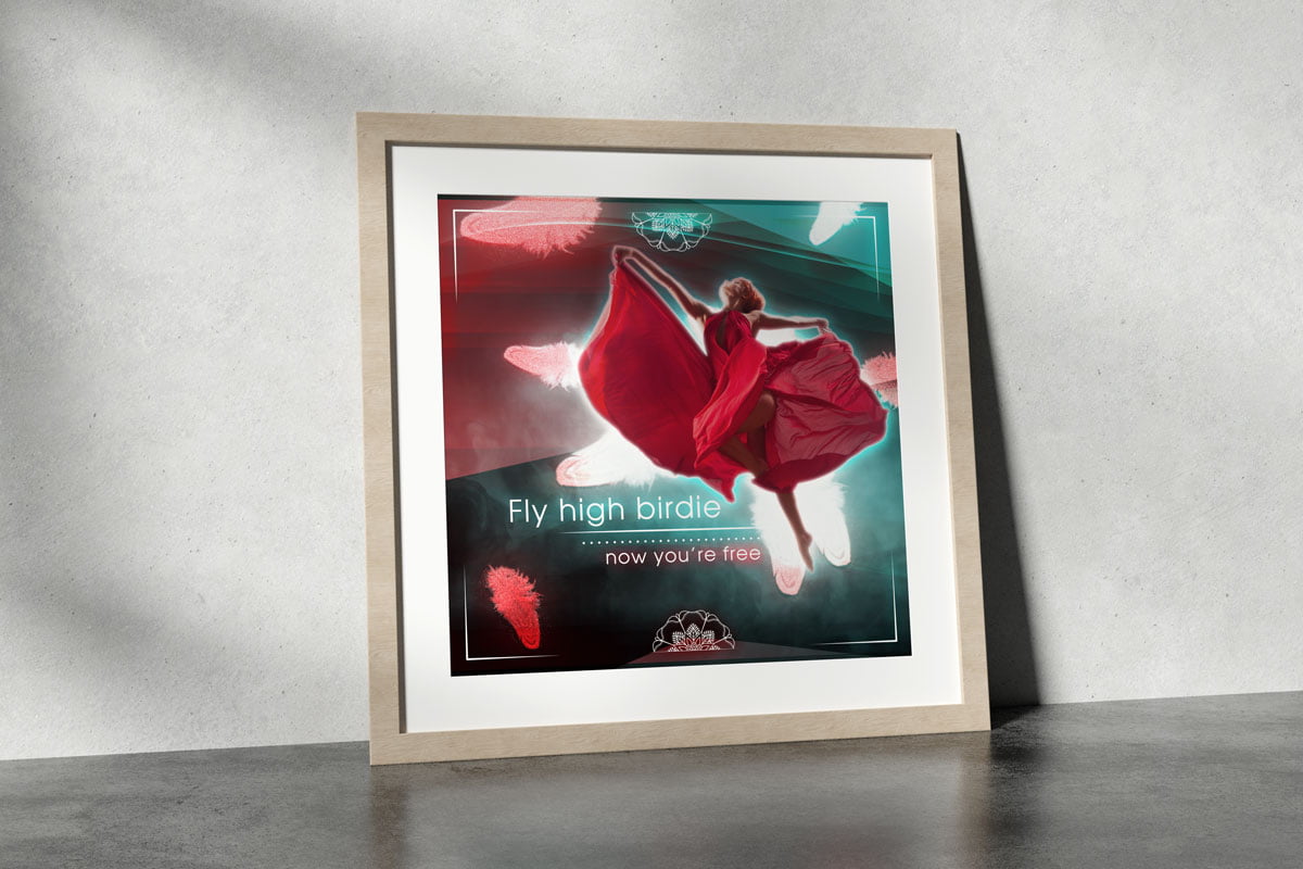 Wizualizacje produktowe - Plakat Red Dancer