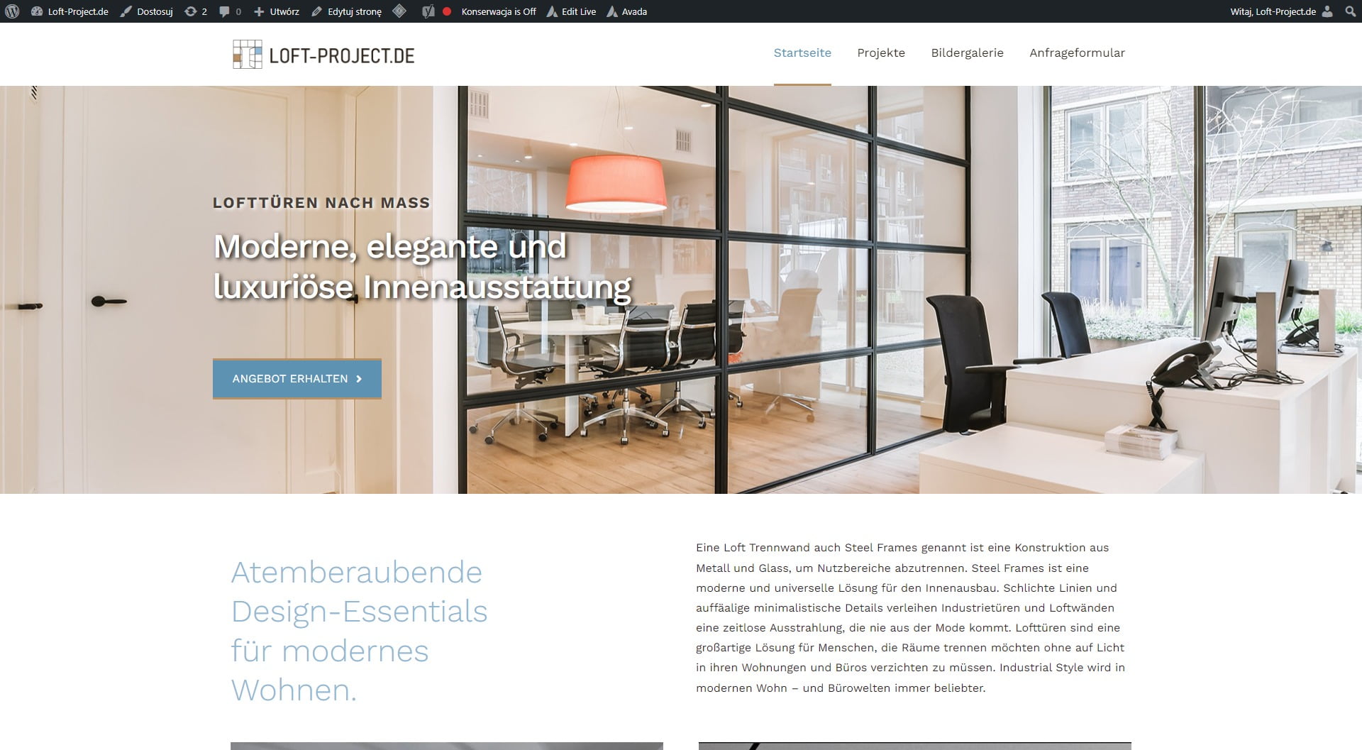 Projektowanie stron internetowych Niemcy