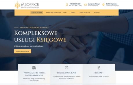 Strona internetowa biura rachunkowego
